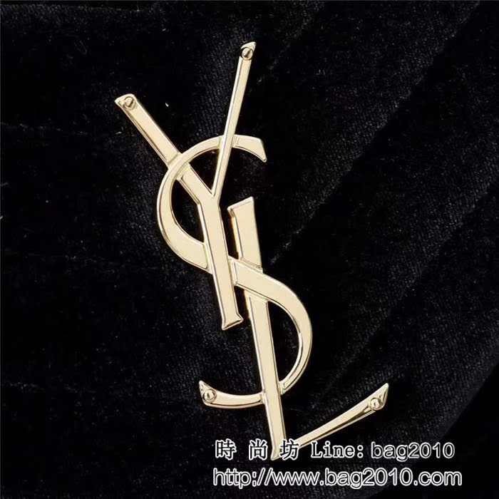 YSL聖羅蘭 2018秋冬新款 單肩斜挎鏈條絲絨包 27796 YAS1063
